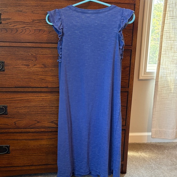 Universal Thread Navy Ruffle Sleeve Mini Dress - Picture 3 of 6